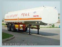 江淮揚天牌cxq9291ghy型化工液體運輸半掛車 產(chǎn)品技術(shù)參數(shù)